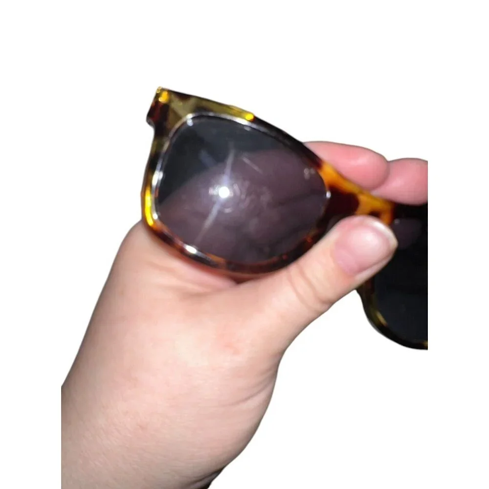 Janie And Jack Kids Tortoise Sunglasses Round Aviator Plastic Brown Tan